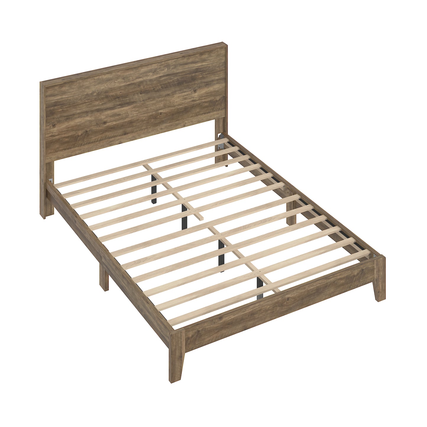 Galano Queen Payne Luxe Bed with Headboard – Knotty Oak
