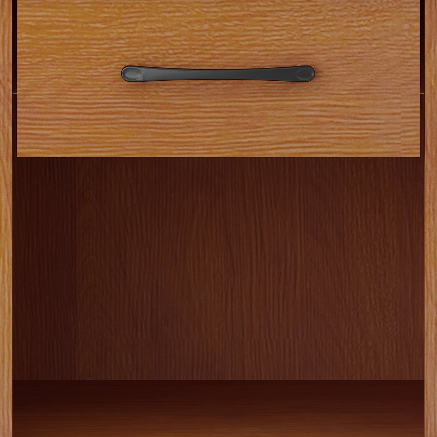 Galano Modern 1-Drawer Nightstand with Open Storage (Set of 2) 18.9" W × 16.5" D × 20.3" H
