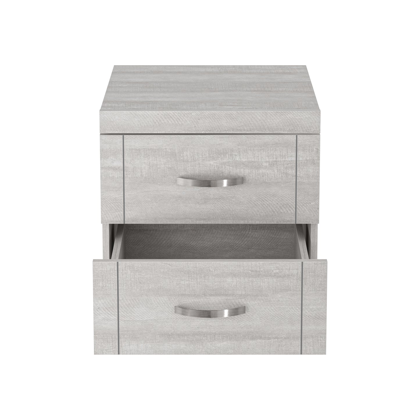 Galano Modern 2-Drawer Nightstand Set of 2 18.9" W × 16.3" D × 20.3" H