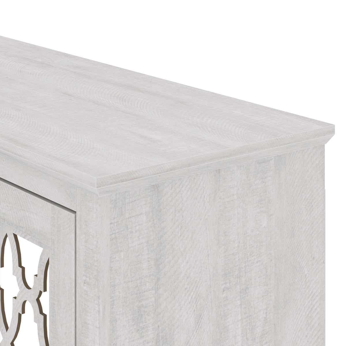GALANO 60.4" 4-Door Sideboard Buffet with 6 Adjustable Shelves and Cable Management