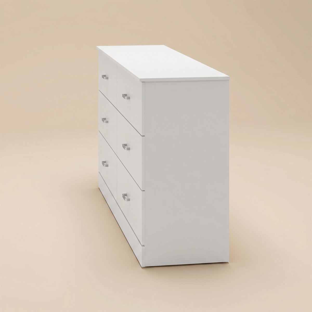 GALANO 6-Drawer Double Dresser with Interlocking Drawers, 59-Inch