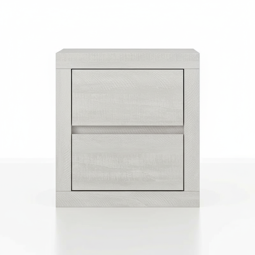 Galano Modern Tall 2-Drawer Nightstand 18.9" W × 16.3" D × 20.3" H