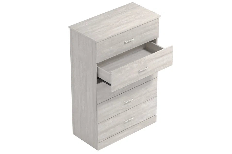 Galano 5-Drawer Dresser with Interlock Safety 31.3" W × 15.6" D × 47.2" H