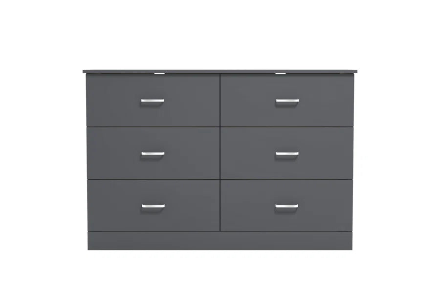 Galano 6-Drawer Double Dresser with Interlock Safety 47.0" W × 15.6" D × 31.7" H