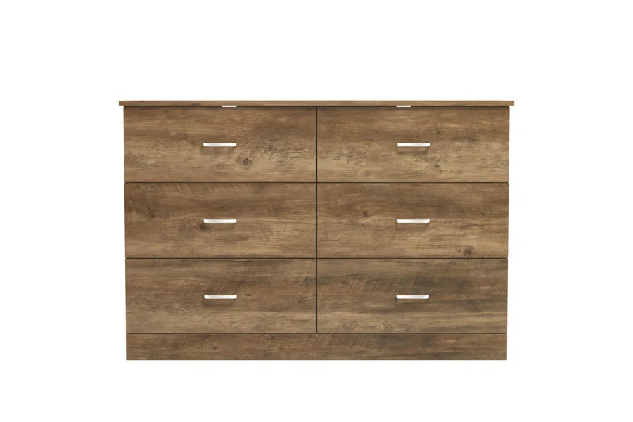 Galano 6-Drawer Double Dresser with Interlock Safety 47.0" W × 15.6" D × 31.7" H