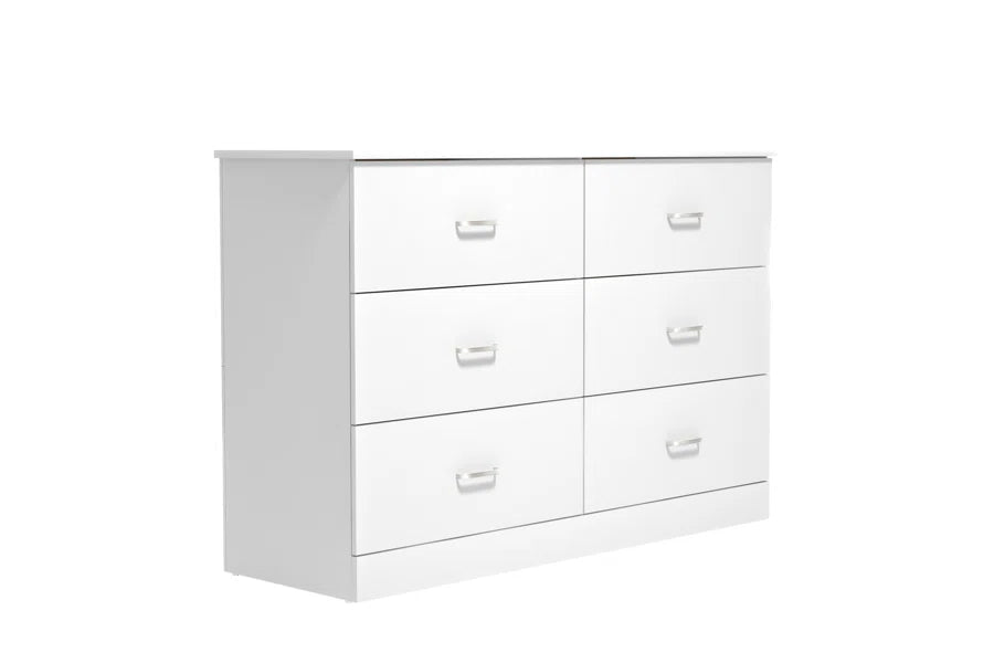 Galano 6-Drawer Double Dresser with Interlock Safety 47.0" W × 15.6" D × 31.7" H
