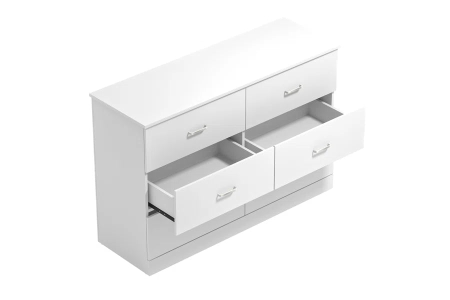 Galano 6-Drawer Double Dresser with Interlock Safety 47.0" W × 15.6" D × 31.7" H