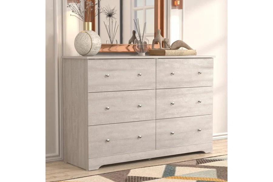Galano 6-Drawer Double Dresser with Interlock Safety 47.0" W × 15.6" D × 31.7" H
