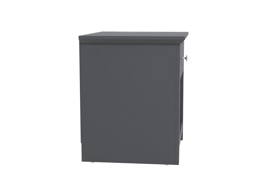 Galano Modern 1-Drawer Nightstand with Open Storage 19.3" W × 16.9" D × 20.9" H
