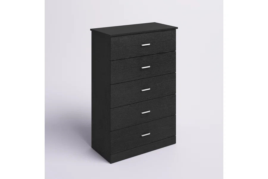 Galano 5-Drawer Dresser with Interlock Safety 31.3" W × 15.6" D × 47.2" H
