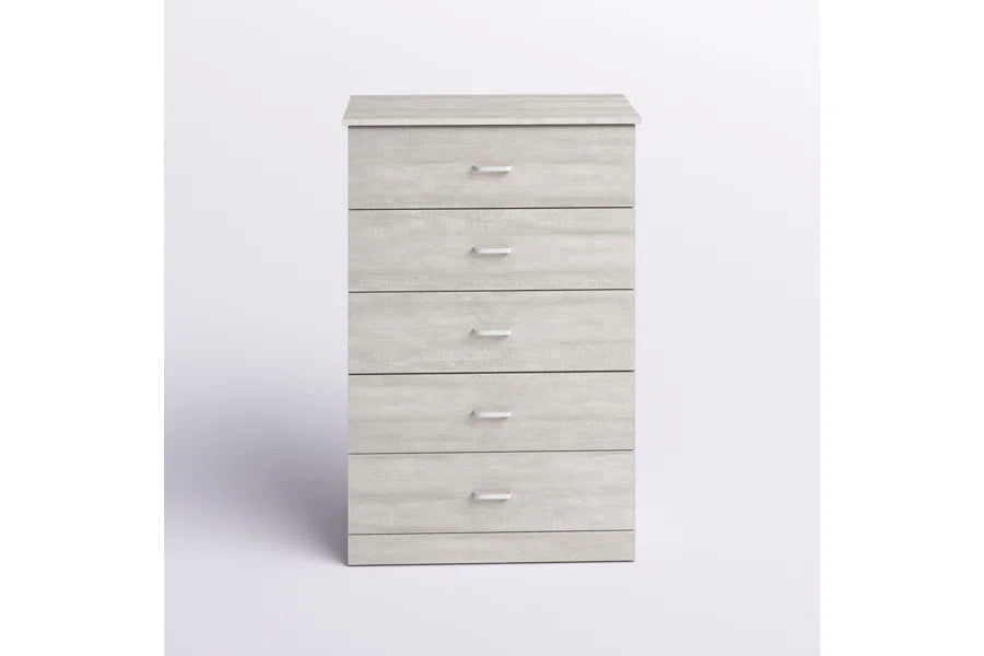 Galano 5-Drawer Dresser with Interlock Safety 31.3" W × 15.6" D × 47.2" H