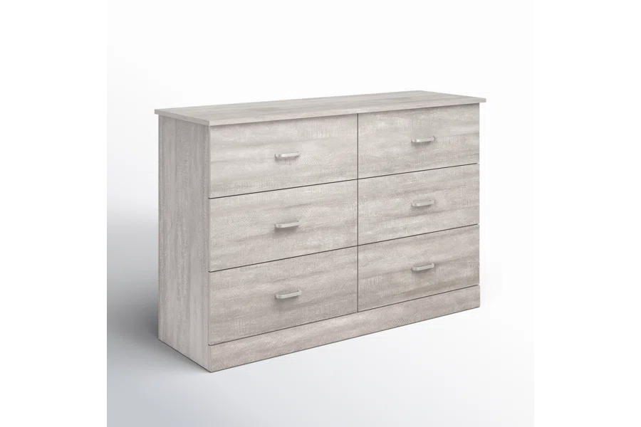 Galano 6-Drawer Double Dresser with Interlock Safety 47.0" W × 15.6" D × 31.7" H