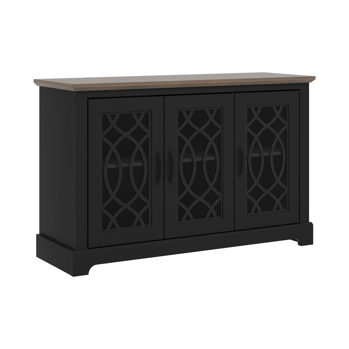 GALANO Sideboard with 3 Doors and Adjustable Shelves, 45.7" Wide