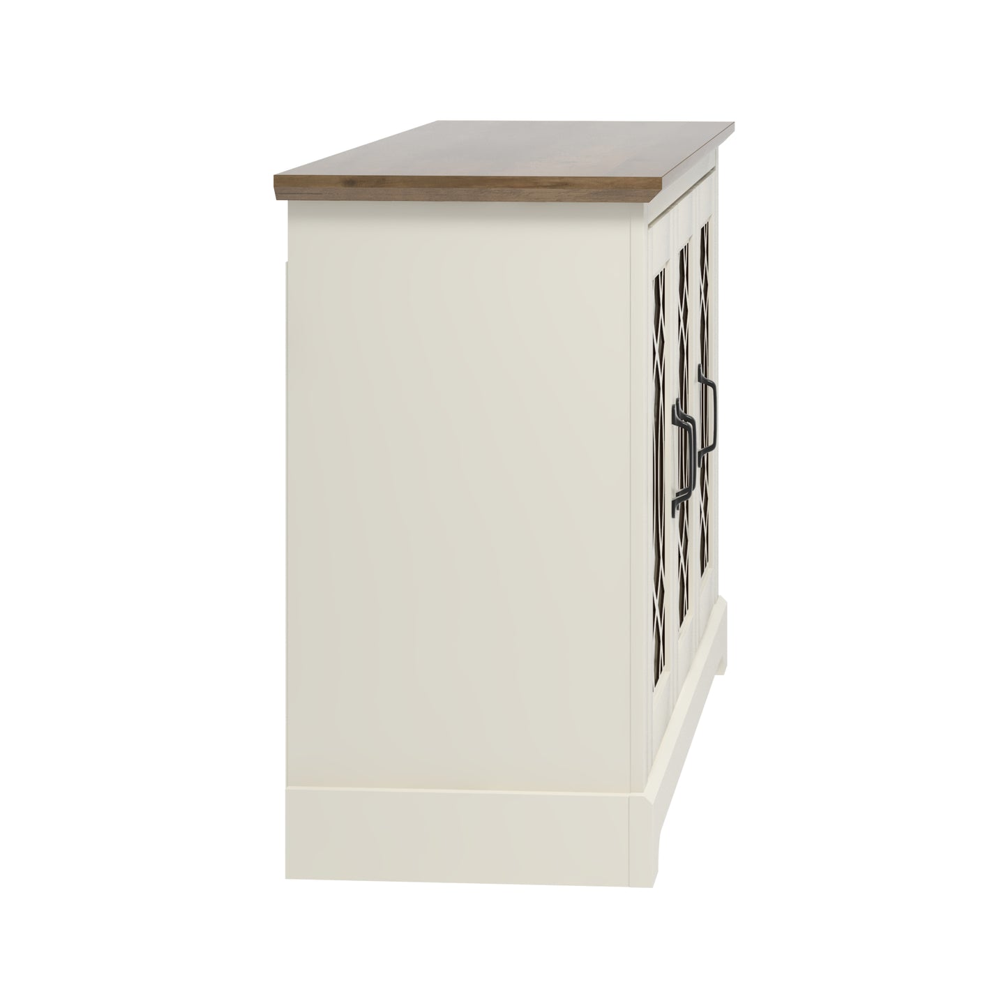 Galano sideboard with decorative cutout doors 45.7" W × 15.7" D × 29.3" H
