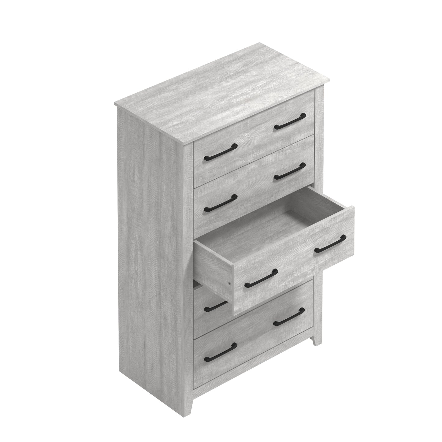 Galano 5-Drawer Dresser with Interlock Safety 31.1" W × 16.3" D × 46.7" H