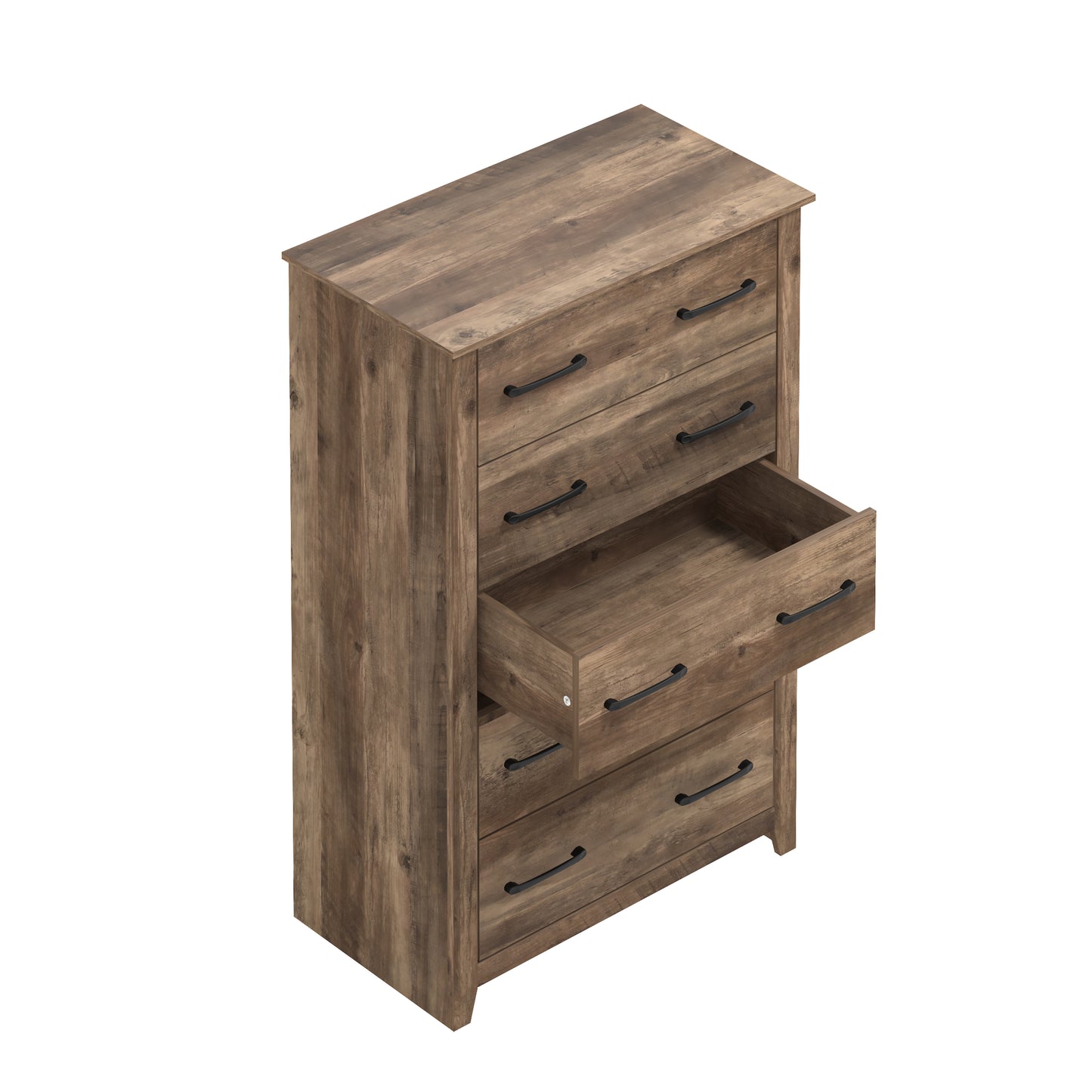 Galano 5-Drawer Dresser with Interlock Safety 31.1" W × 16.3" D × 46.7" H