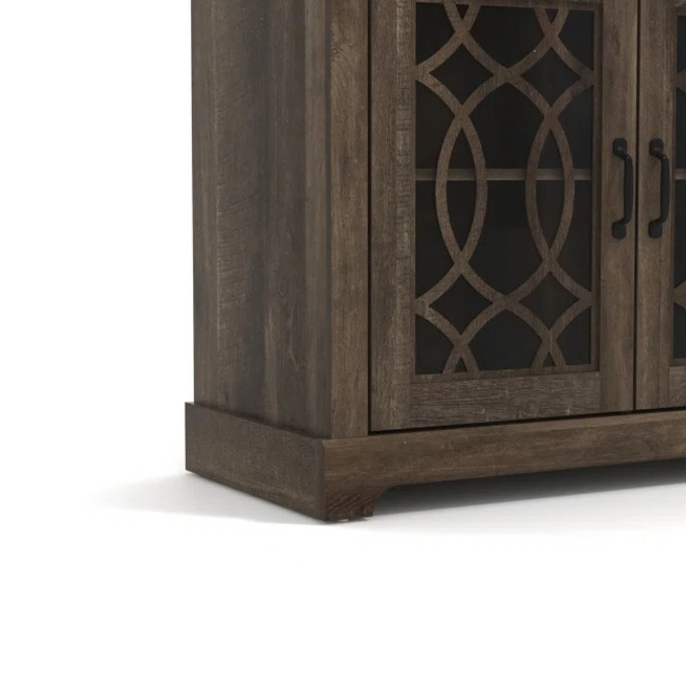 GALANO TV Stand for TVs up to 65" with Adjustable Shelves and Cable Management