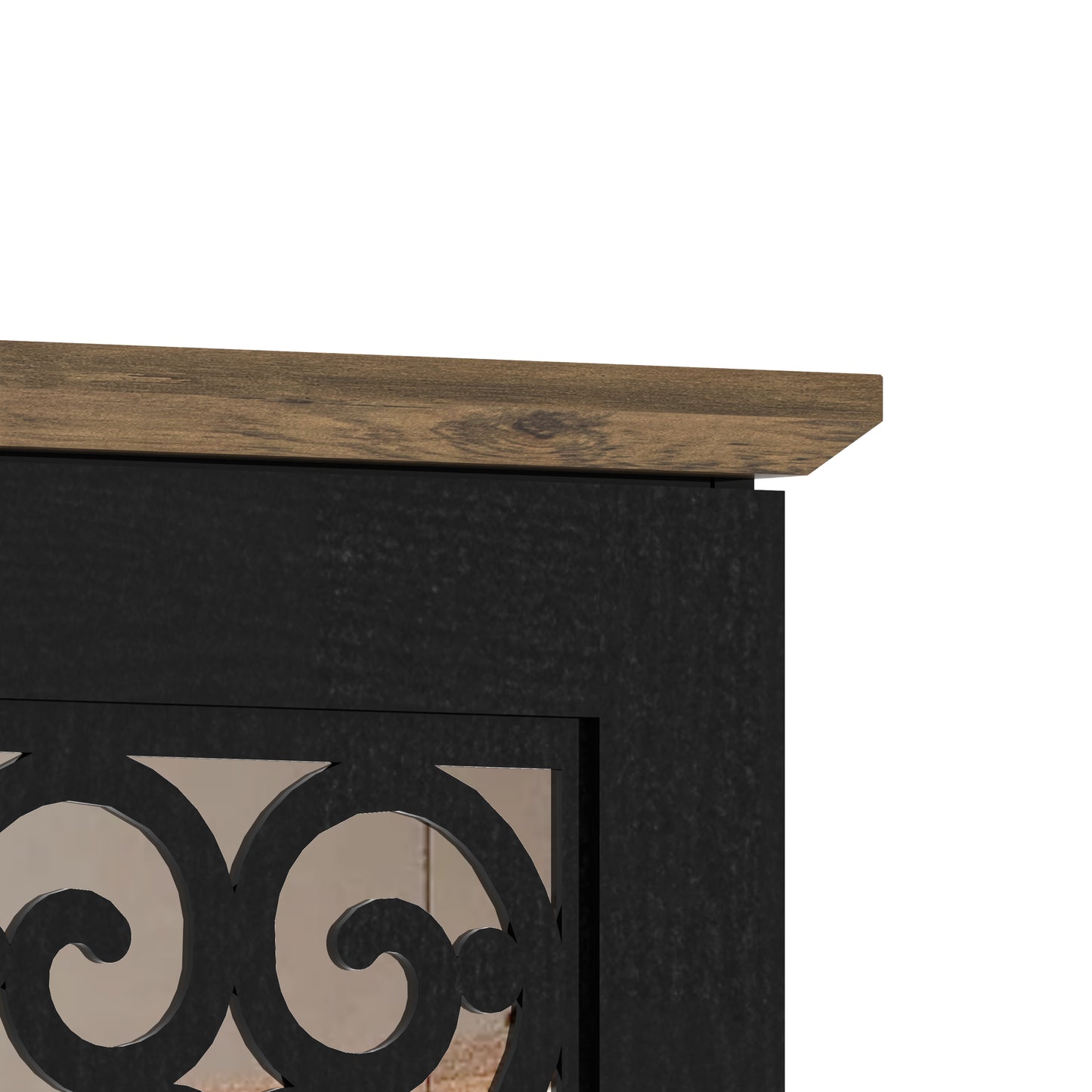 Galano 4-Door Kitchen Pantry with Adjustable Shelves, 31.4" W x 15.7" D x 63.6" H