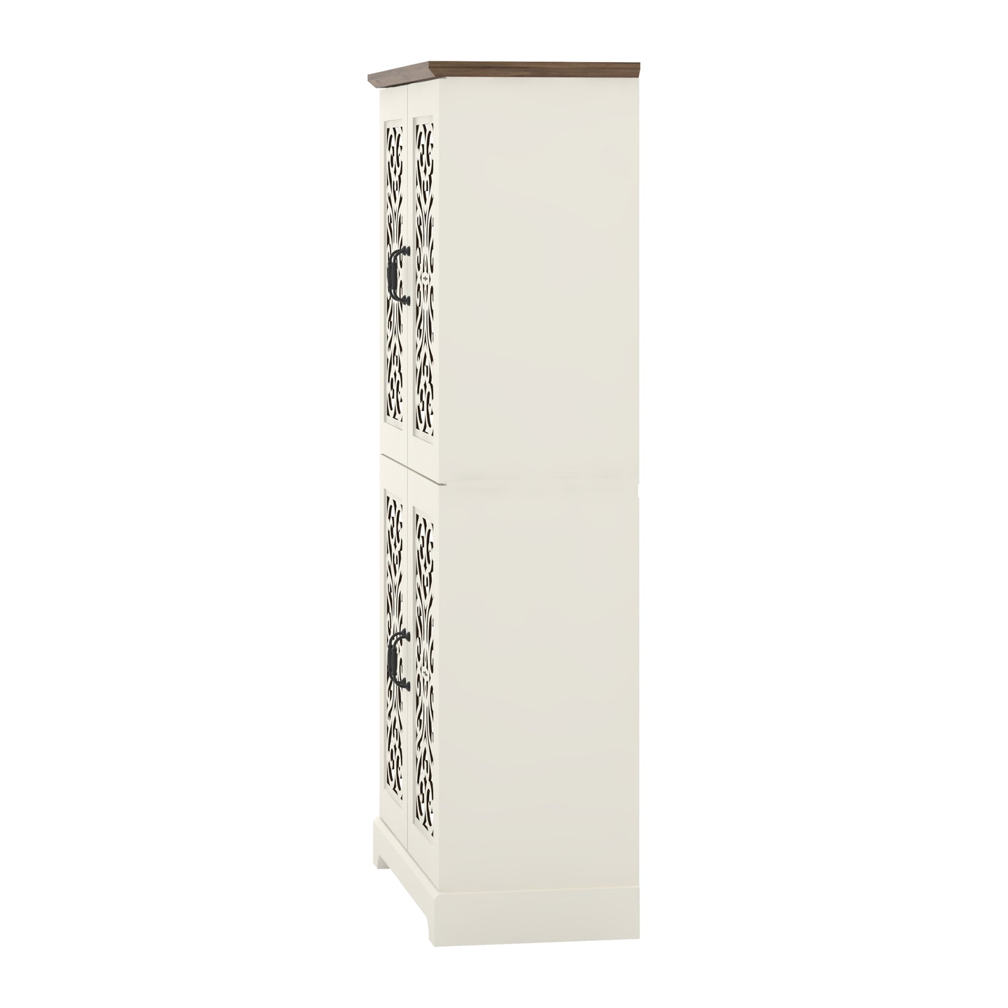 Galano 4-Door Kitchen Pantry with Adjustable Shelves, 31.4" W x 15.7" D x 63.6" H