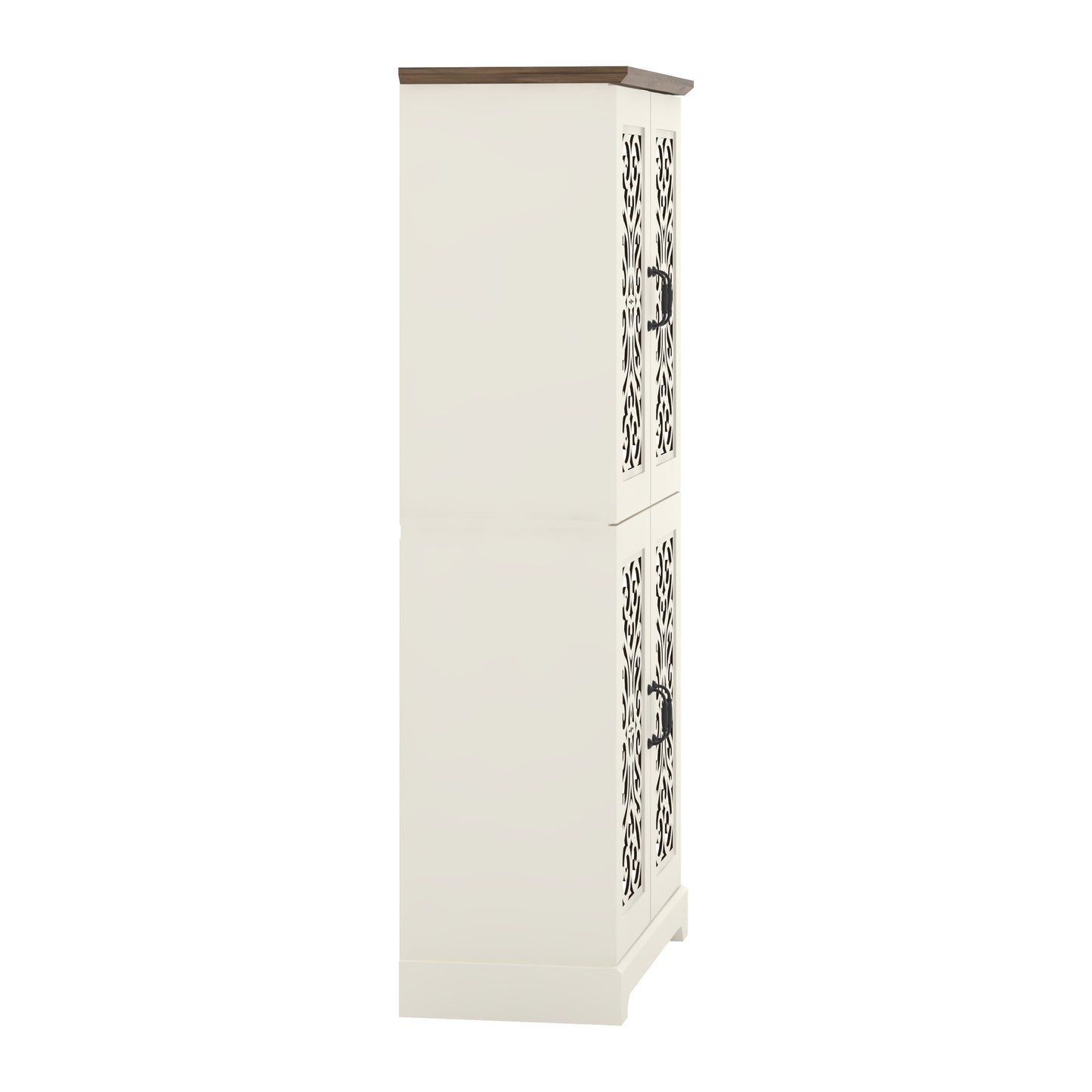 Galano 4-Door Kitchen Pantry with Adjustable Shelves, 31.4" W x 15.7" D x 63.6" H
