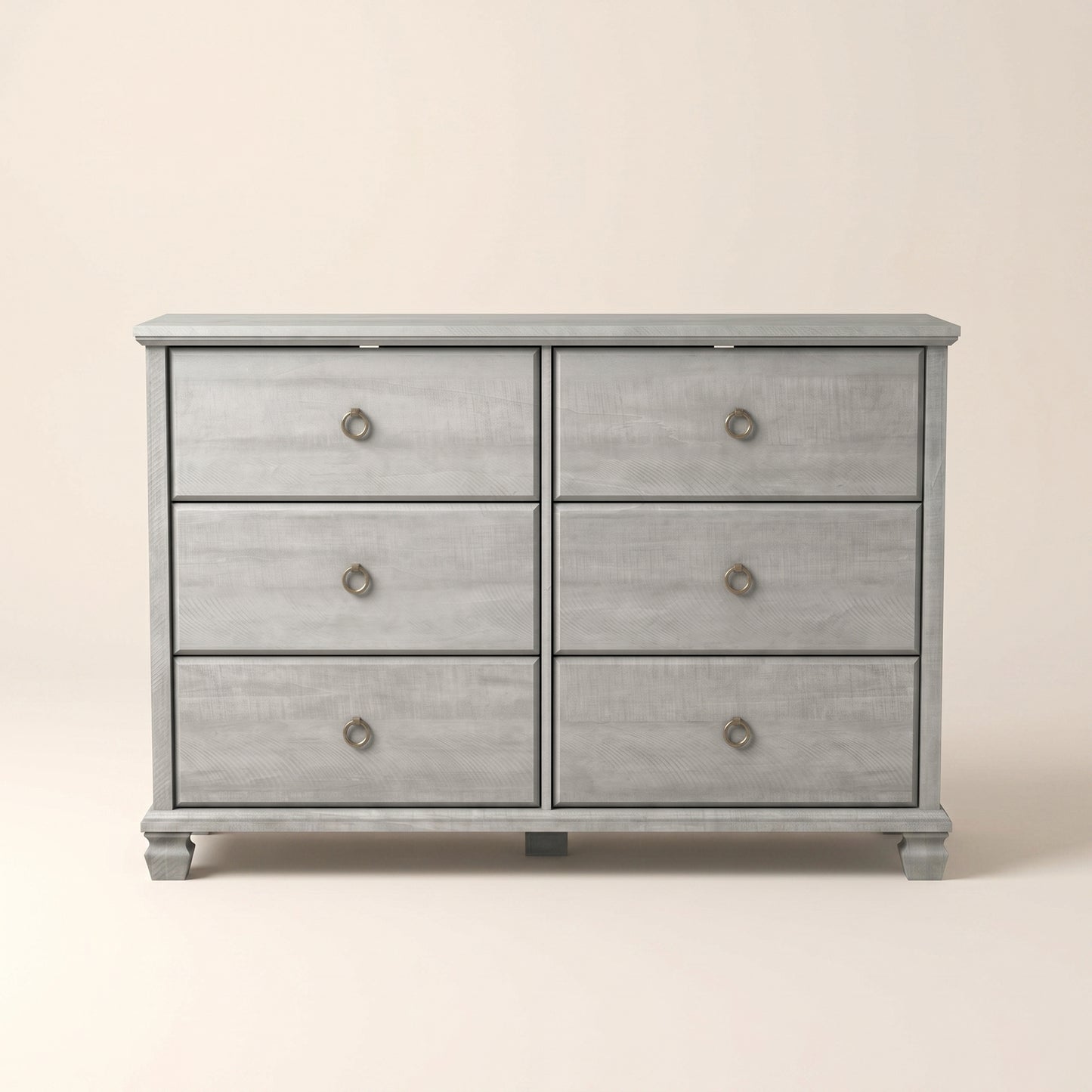 6-Drawer Double Dresser with Interlock System