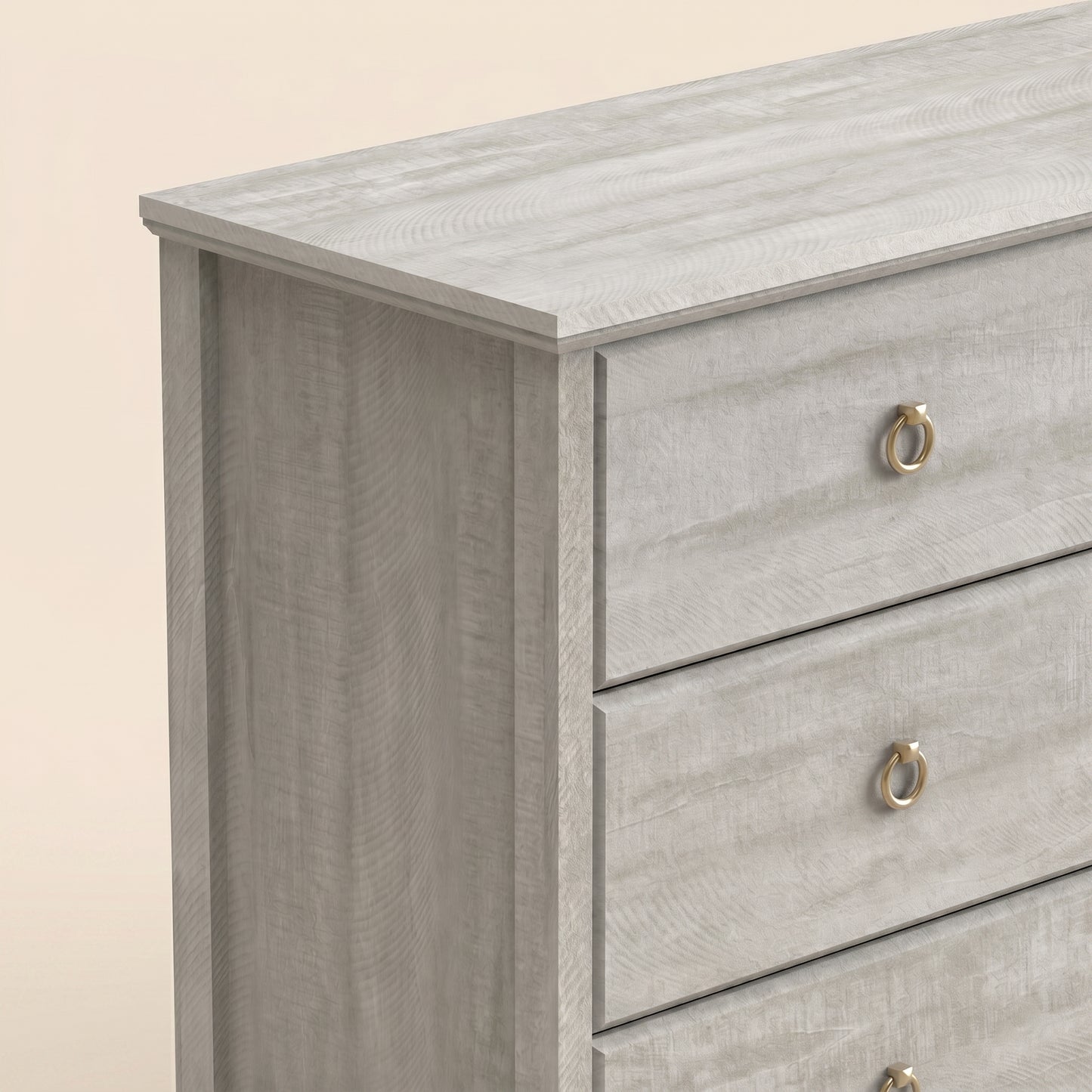 6-Drawer Double Dresser with Interlock System