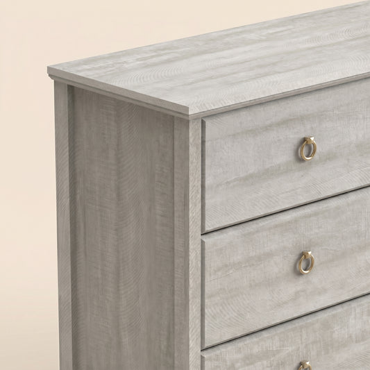 6-Drawer Double Dresser with Interlock System