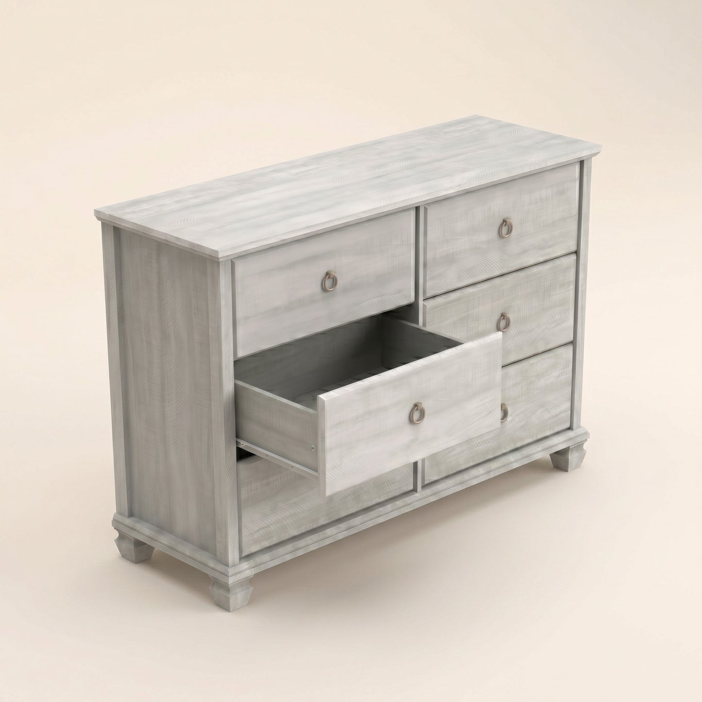 6-Drawer Double Dresser with Interlock System
