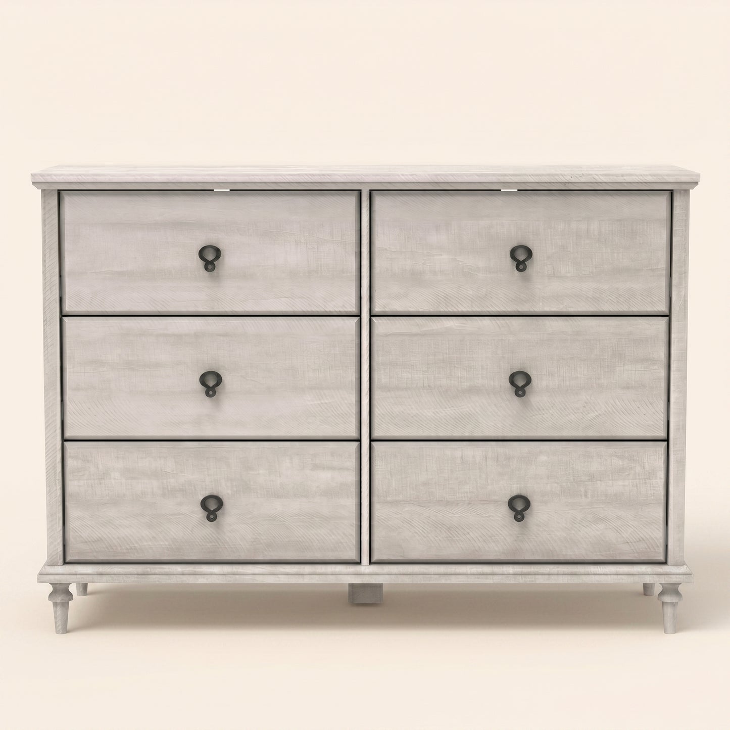 6-Drawer Double Dresser with Interlock System