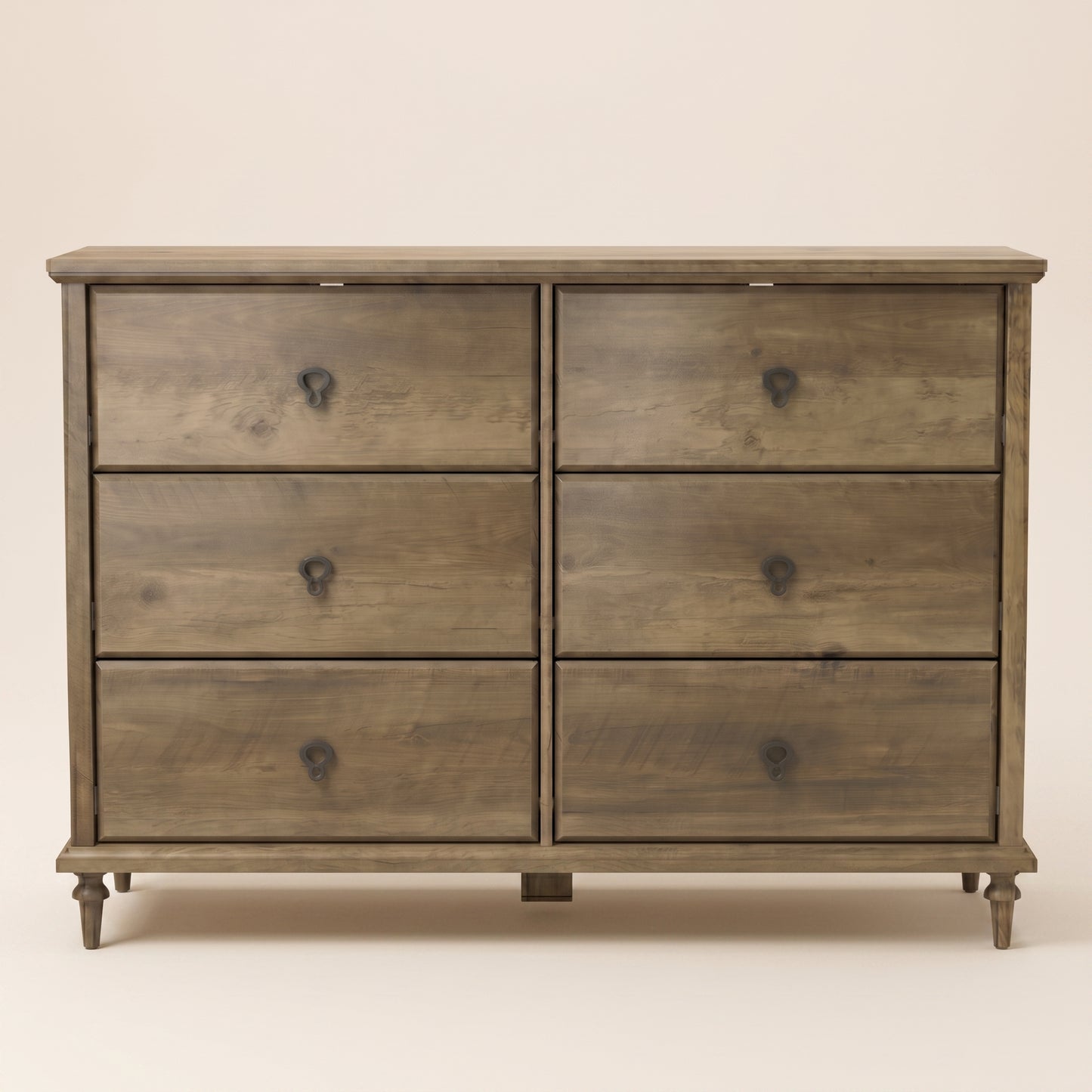 6-Drawer Double Dresser with Interlock System