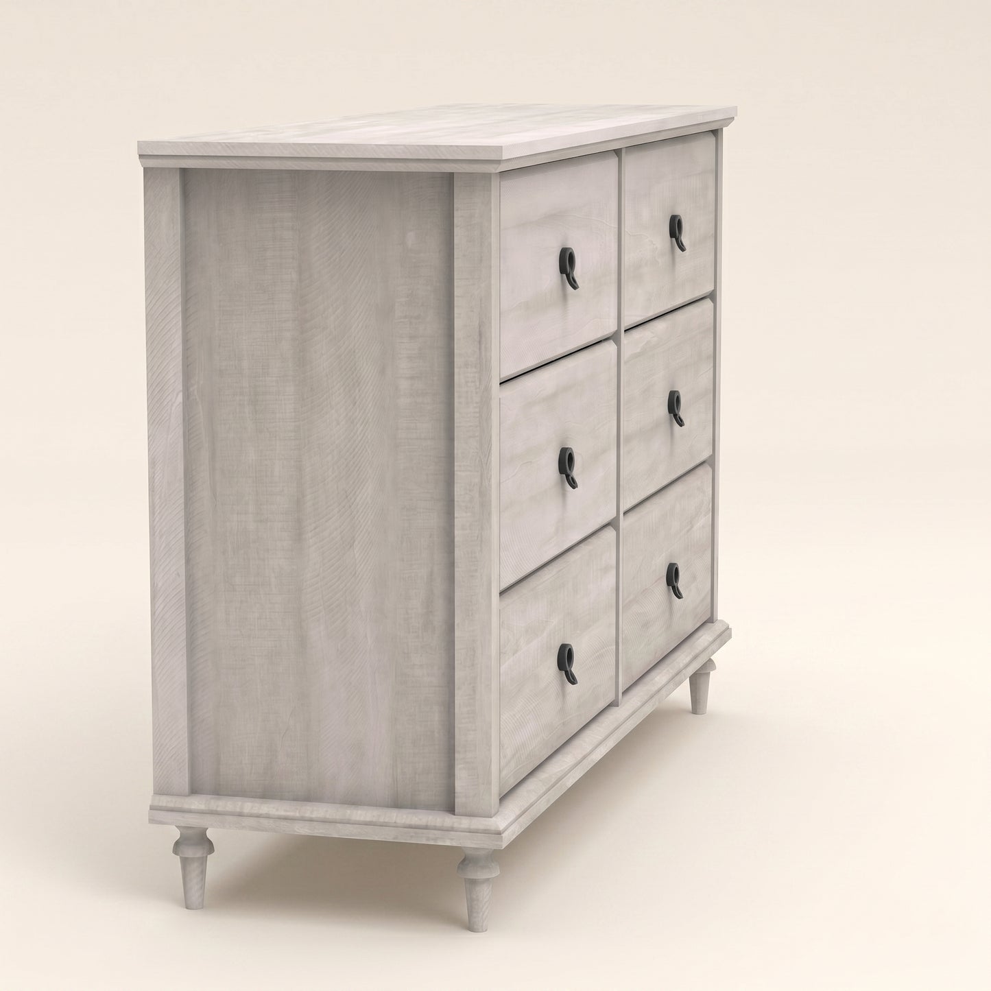 6-Drawer Double Dresser with Interlock System