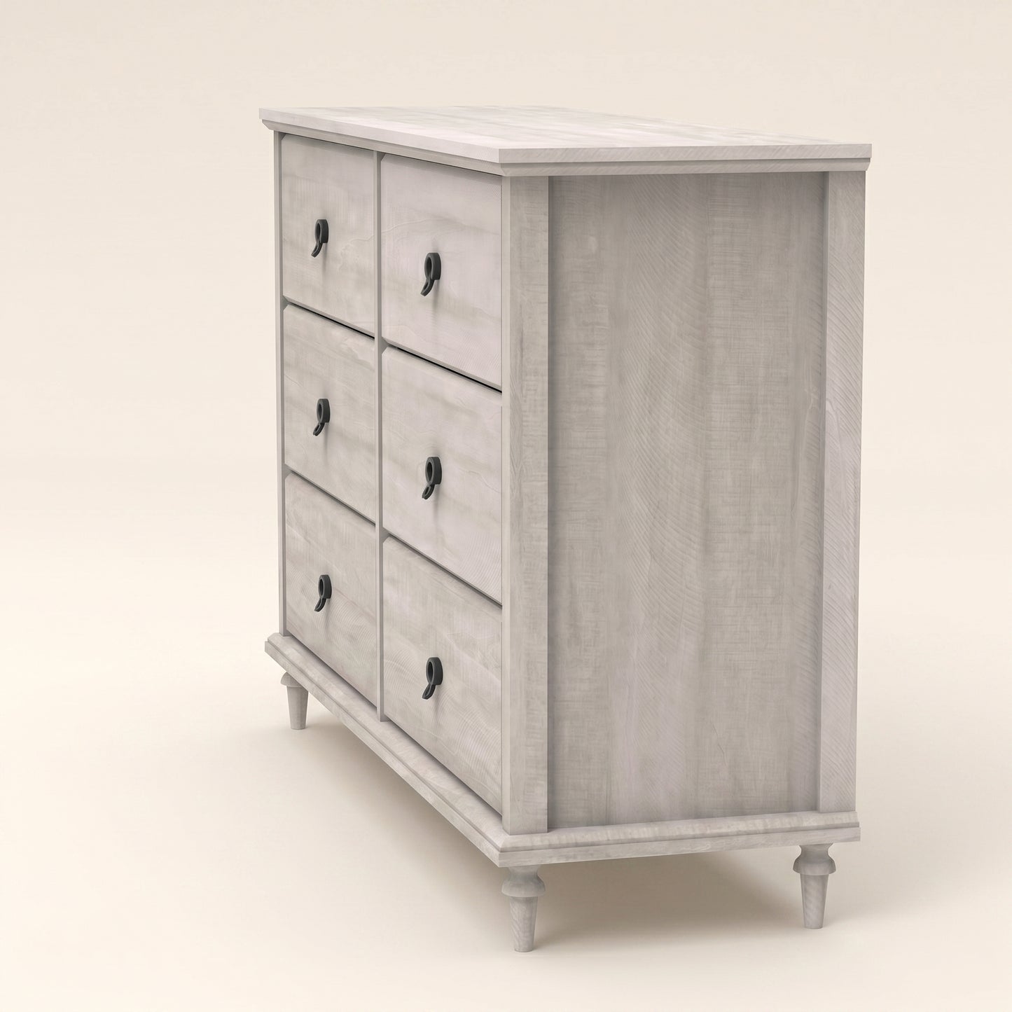 6-Drawer Double Dresser with Interlock System