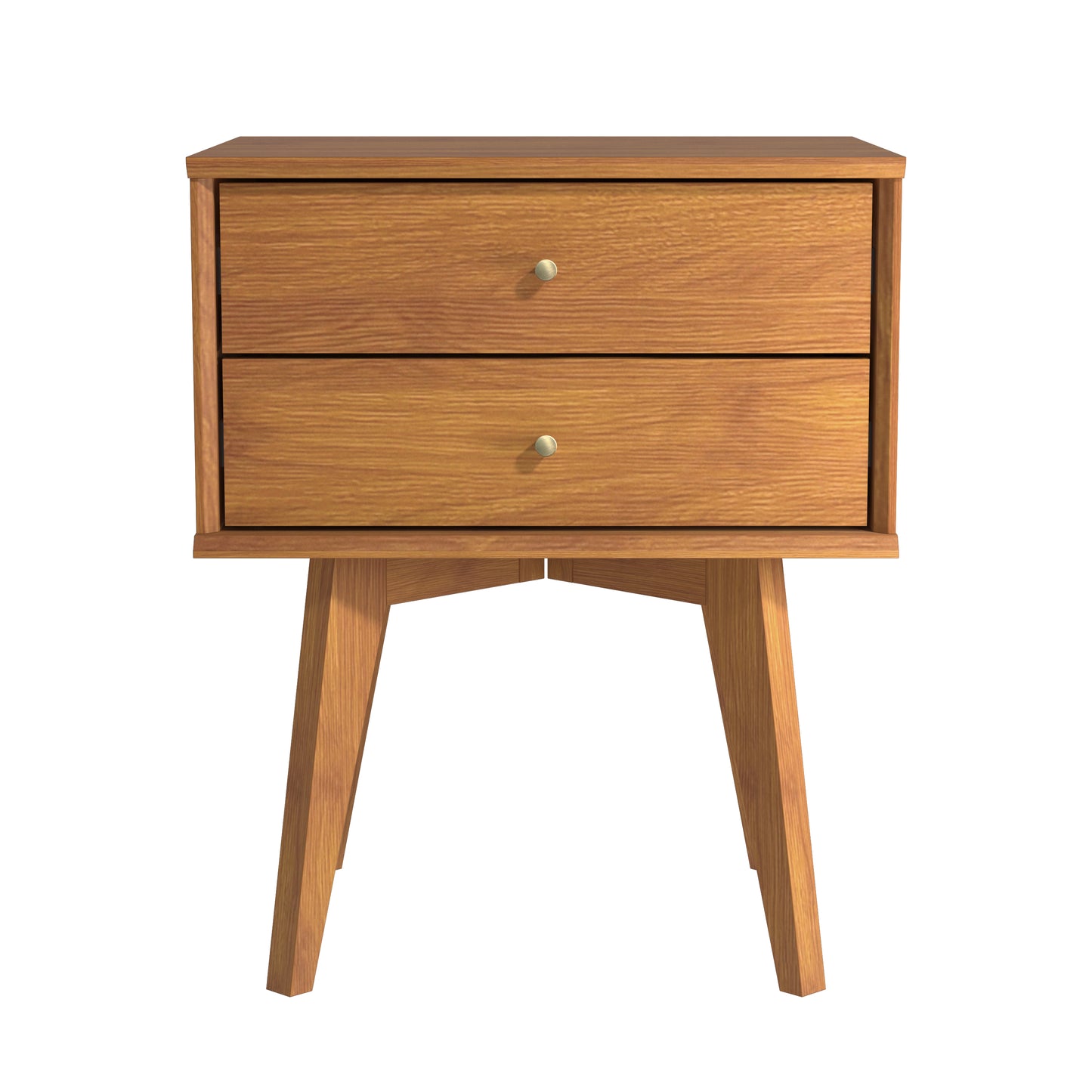 Galano Abby Retro 2 Drawer Nightstand (Set of 2)