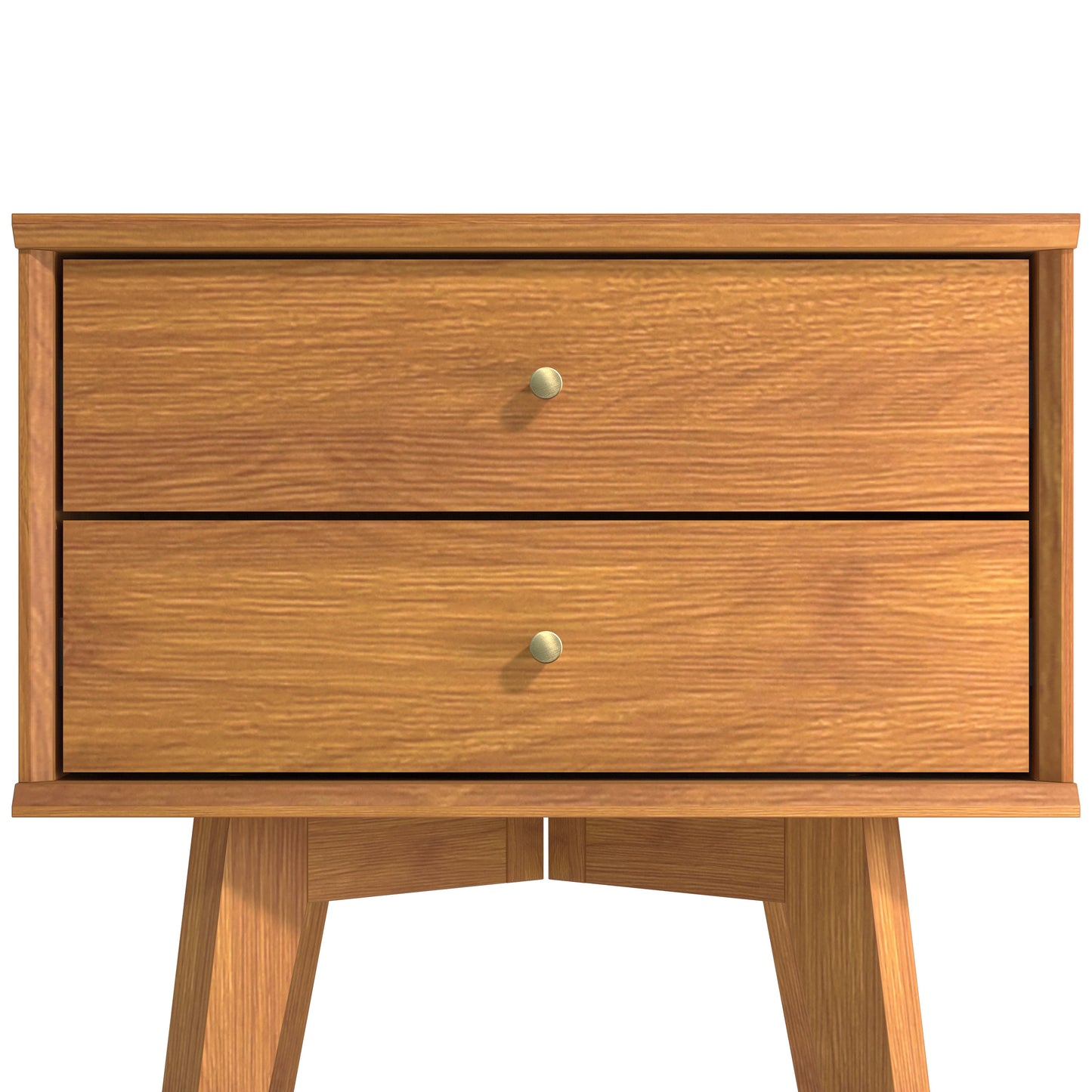 Galano Abby Retro 2 Drawer Nightstand (Set of 2)