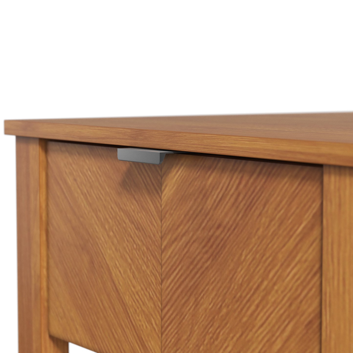 Galano 2-Piece Nightstand Set with Drawer and Open Shelf Storage 16.5" H × 15.4" W × 23.2" D