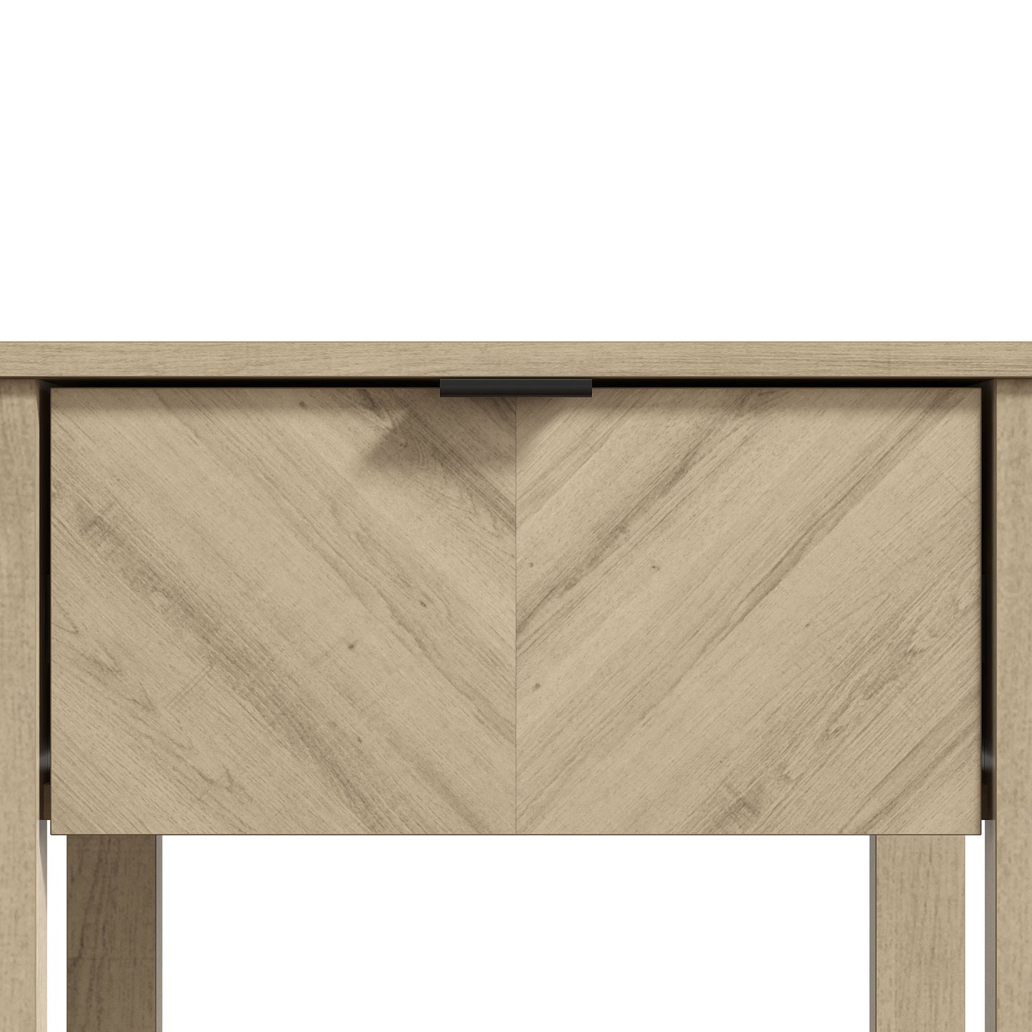 Galano 2-Piece Nightstand Set with Drawer and Open Shelf Storage 16.5" H × 15.4" W × 23.2" D
