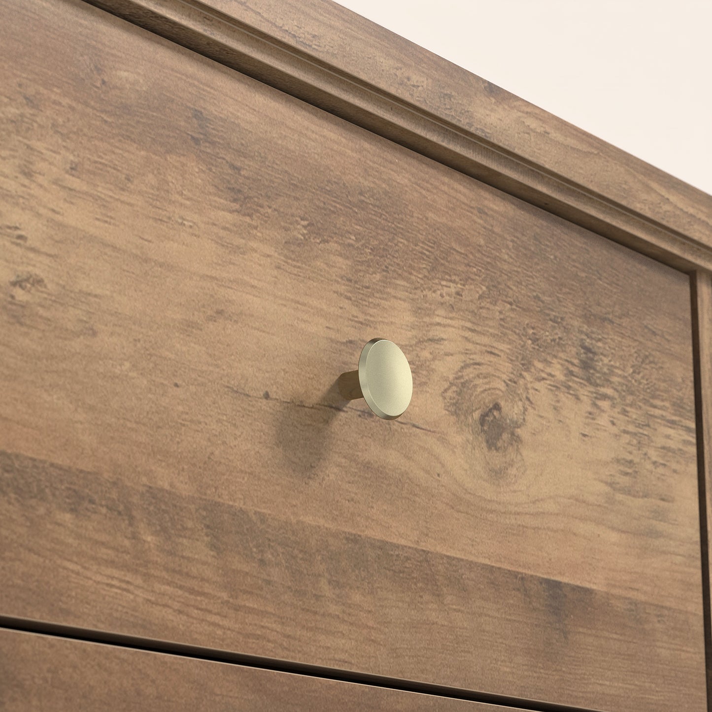 6-Drawer Double Dresser with Sculpted Base