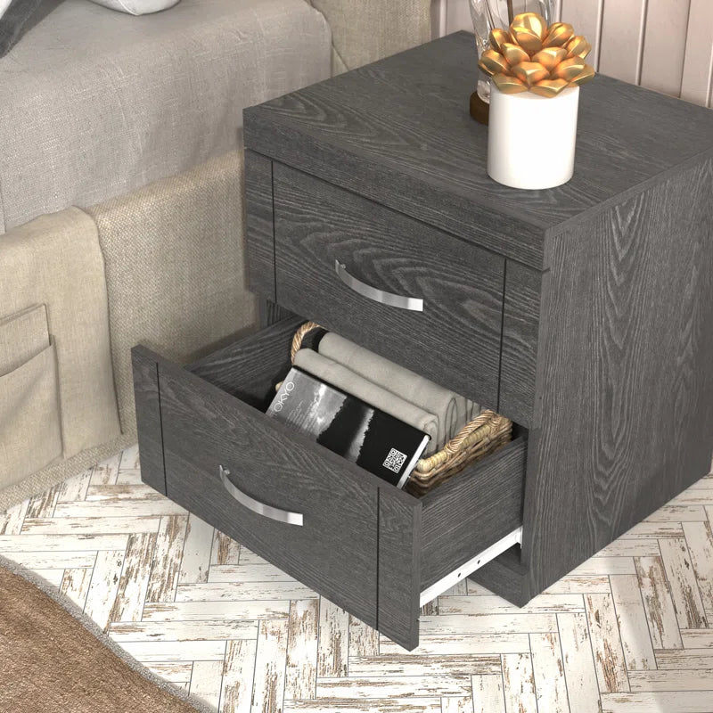 Galano Modern 2-Drawer Nightstand 18.9" W × 16.3" D × 20.3" H
