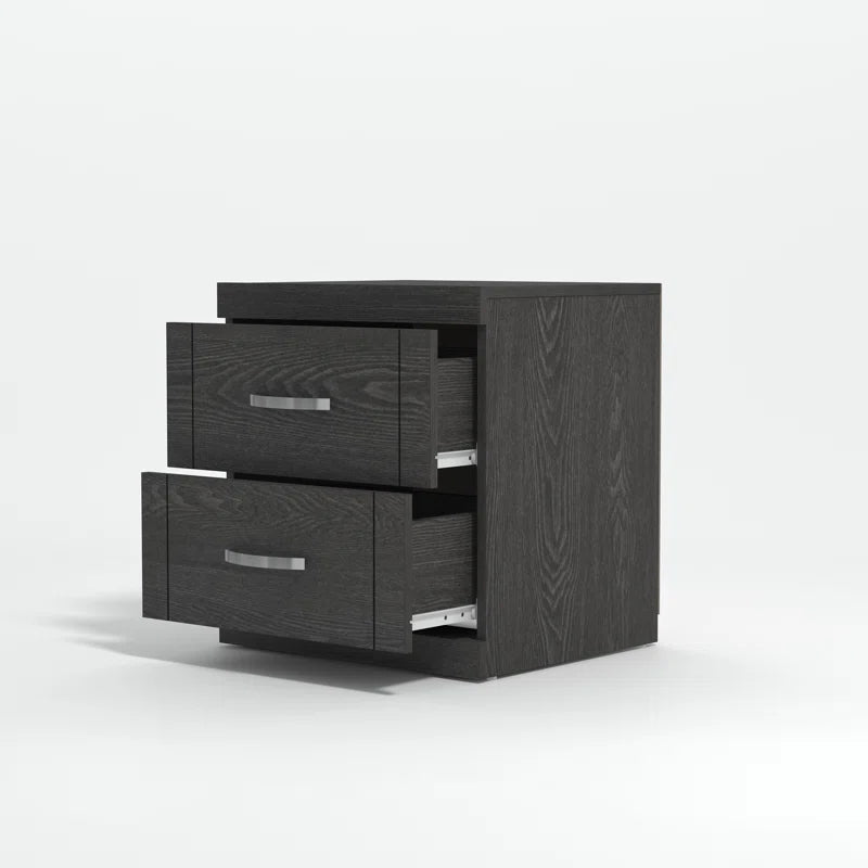 Galano Modern 2-Drawer Nightstand 18.9" W × 16.3" D × 20.3" H