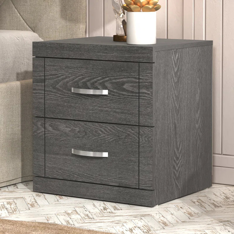 Galano Modern 2-Drawer Nightstand 18.9" W × 16.3" D × 20.3" H