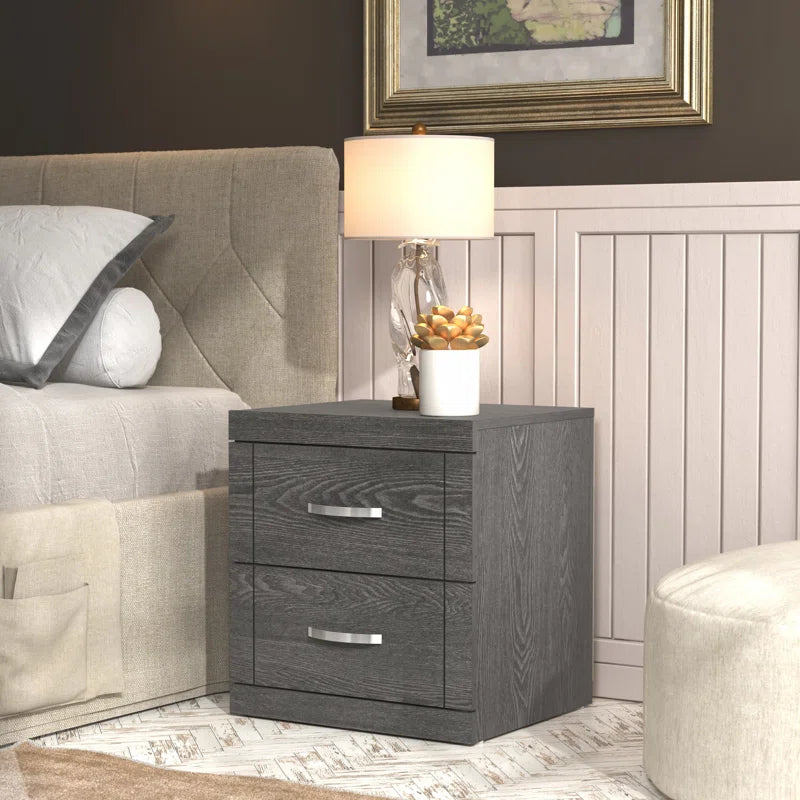 Galano Modern 2-Drawer Nightstand 18.9" W × 16.3" D × 20.3" H