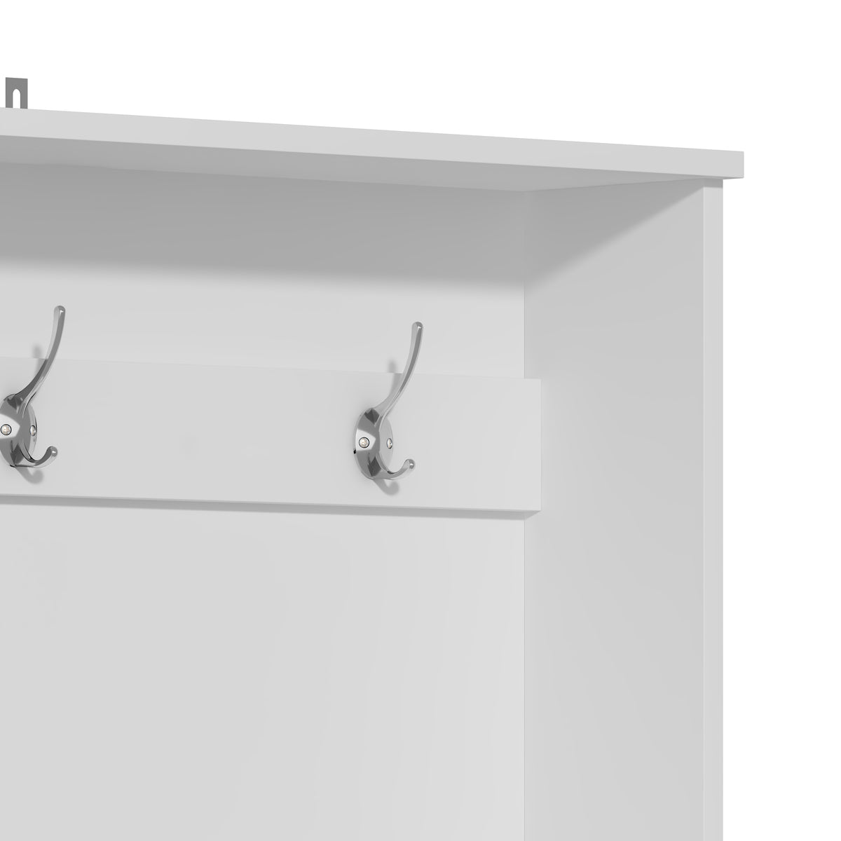 GALANO Hall Tree with Bench, 2-Door Shoe Storage and 3 Hooks, 31.3"