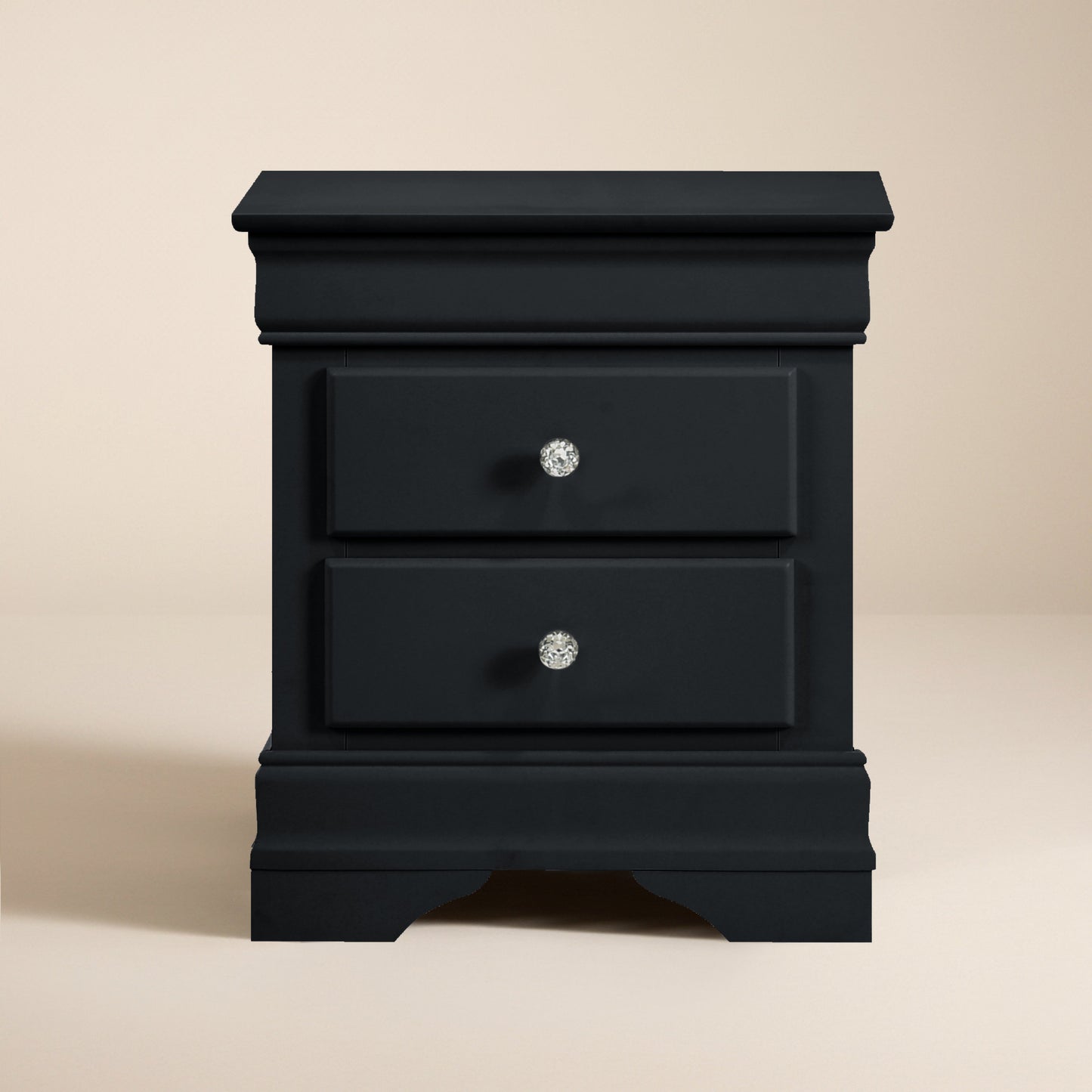 GALANO 2-Drawer Nightstand Set of 2, Fully Assembled