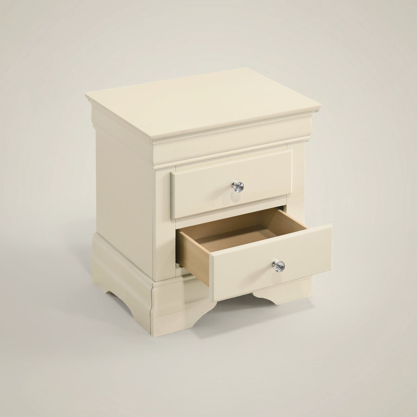GALANO 2-Drawer Nightstand Set of 2, Fully Assembled