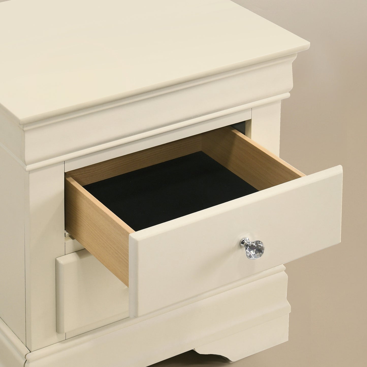 GALANO 2-Drawer Nightstand Set of 2, Fully Assembled