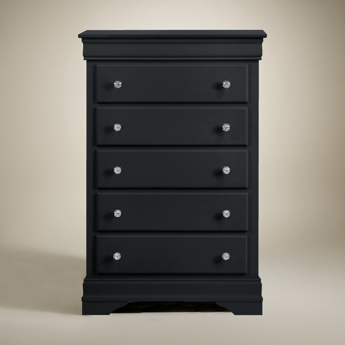 GALANO 5-Drawer Chest, Fully Assembled, 30.9", 1-Piece