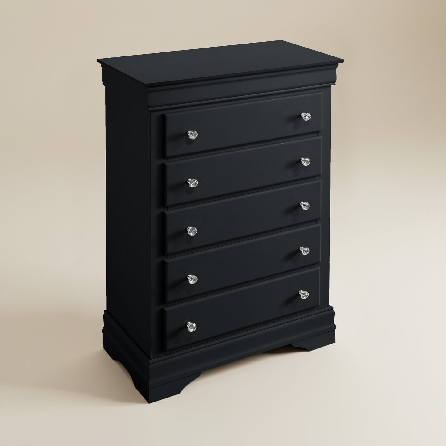 GALANO 5-Drawer Chest, Fully Assembled, 30.9", 1-Piece