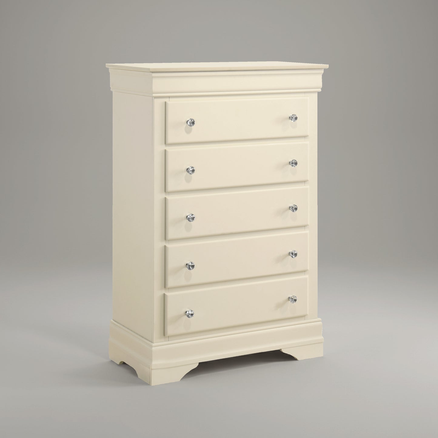 GALANO 5-Drawer Chest, Fully Assembled, 30.9", 1-Piece