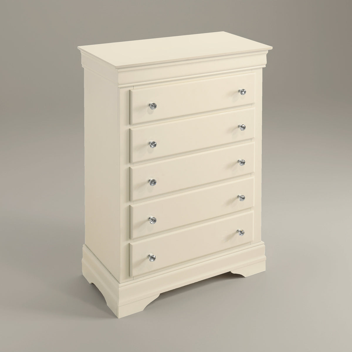 GALANO 5-Drawer Chest, Fully Assembled, 30.9", 1-Piece