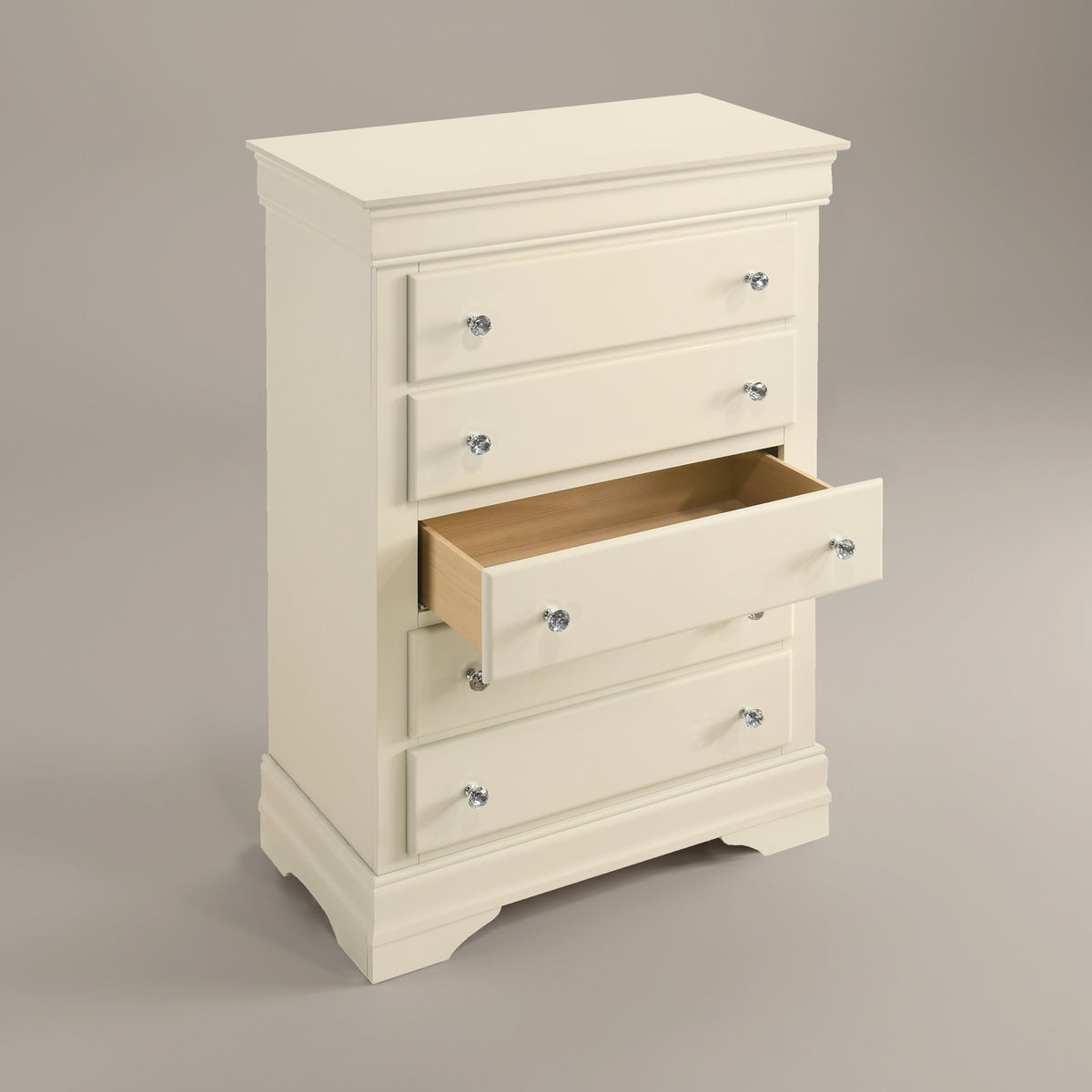 GALANO 5-Drawer Chest, Fully Assembled, 30.9", 1-Piece
